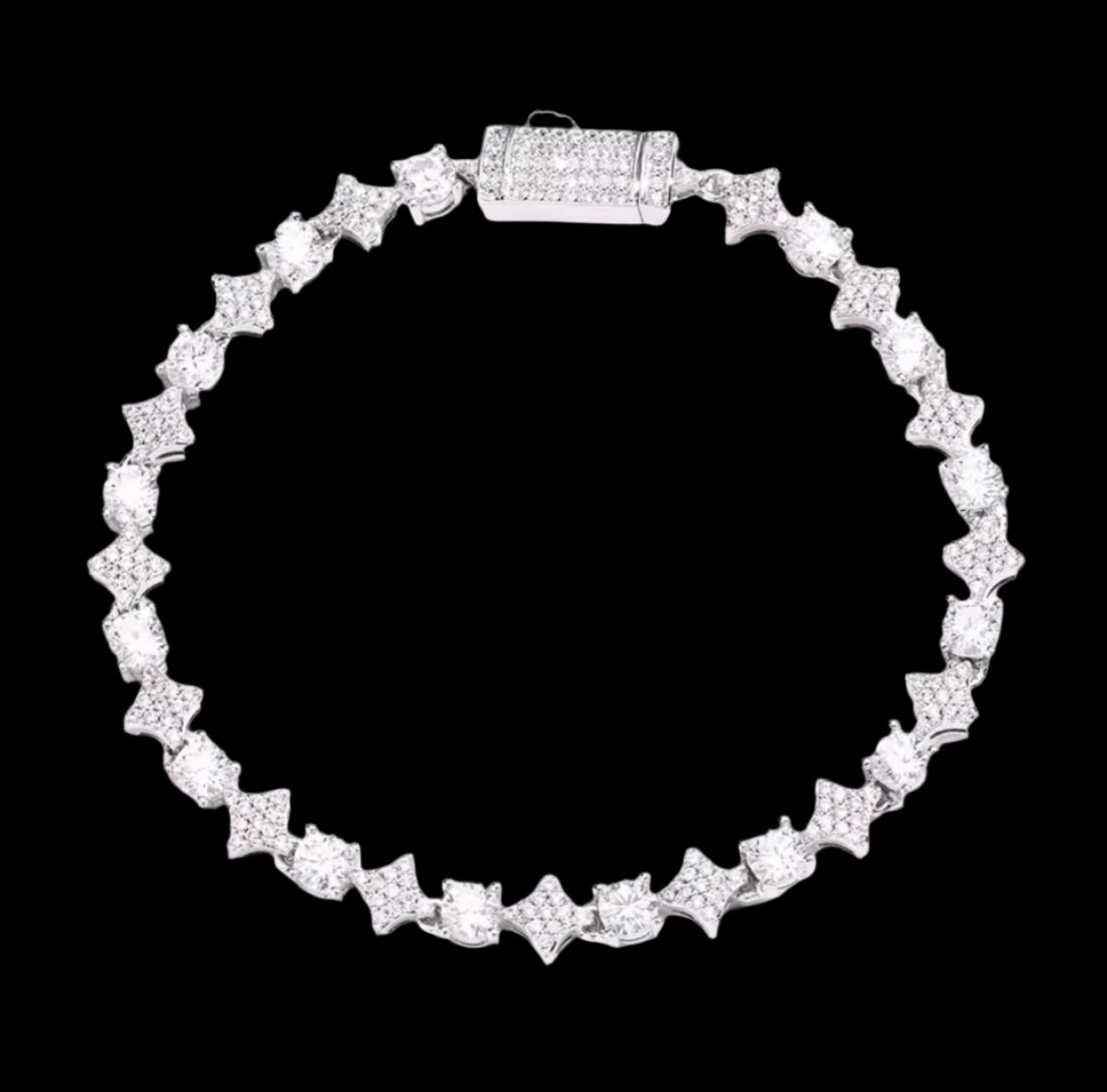 Star and ruby bracelet