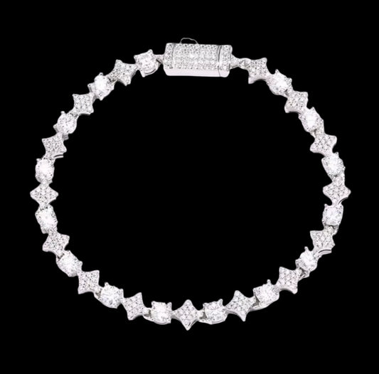 Star and ruby bracelet